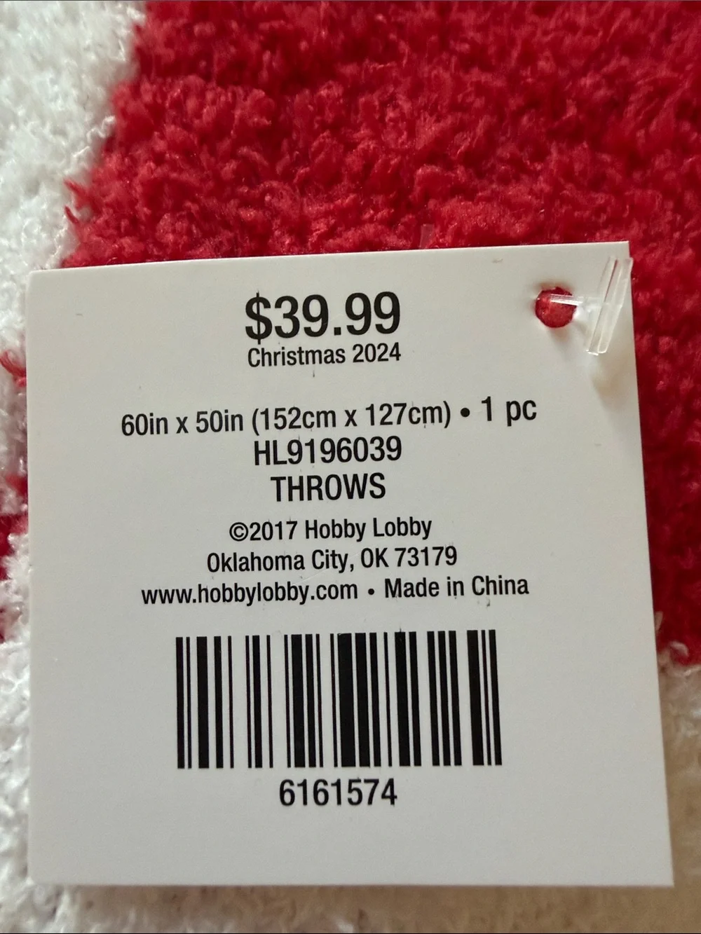 Hobby Lobby white soft